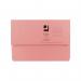 Q-Connect Document Wallet Foolscap Pink (Pack of 50) KF23015 KF23015