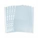 Q-Connect Punched Pockets Polypropylene 50 Micron A4 Embossed (100 Pack) KF24001 KF24001