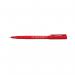 The image shows a pack of red Q-Connect Fineliners, each with a fine 0.4mm tip. The pens are neatly arranged in the packaging, displaying their sleek design and practicality.