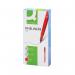 Q-Connect Fineliner Pen 0.4mm Red (Pack of 10) KF25009 KF25009