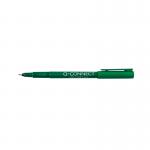 Q-Connect Fineliner Pen 0.4mm Green (Pack of 10) KF25010 KF25010