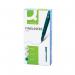 Q-Connect Fineliner Pen 0.4mm Green (Pack of 10) KF25010 KF25010
