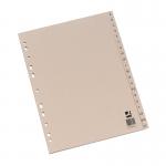 Q-Connect 20-Part A-Z Index Multi-Punched Buff A4 Manilla KF26011 KF26011