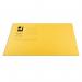 Q-Connect Square Cut Folder Lightweight 180gsm Foolscap Yellow (Pack of 100) KF26027 KF26027