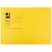 Q-Connect Square Cut Folder Lightweight 180gsm Foolscap Yellow (Pack of 100) KF26027