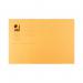 Q-Connect Square Cut Folder Lightweight 180gsm Foolscap Orange (Pack of 100) KF26030 KF26030