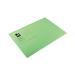 QConnect Square Cut Folder Lightweight 180gsm Foolscap Green Pack of 100 KF26031 KF26031