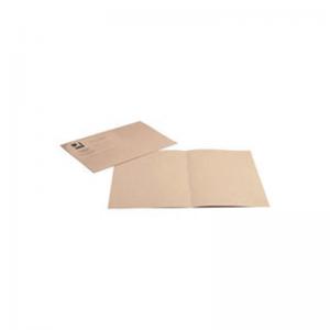 Q-Connect Square Cut Folder Lightweight 180gsm Foolscap Buff Pack of