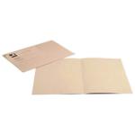 Q-Connect Square Cut Folder Lightweight 180gsm Foolscap Buff (Pack of 100) KF26032 KF26032