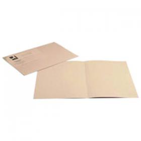 Q-Connect Square Cut Folder Lightweight 180gsm Foolscap Buff (Pack of 100) KF26032 KF26032