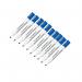 Q-Connect Drywipe Marker Pen Blue (10 Pack) KF26036 KF26036