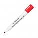 This picture shows a pack of Q-Connect Whiteboard Pens with a red drywipe marker pen. The pack contains 10 pens and has the Q-Connect logo displayed on the packaging. The pens have a sleek, modern design and appear to be of high quality.