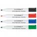 Q-Connect Drywipe Marker Pen Assorted (Pack of 4) KF26038 KF26038