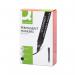 Q-Connect Permanent Marker Pen Bullet Tip Black (Pack of 10) KF26045 KF26045