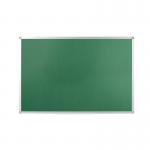 Q-Connect Aluminium Frame Felt Noticeboard with Fixing Kit 900x600mm Green 54034203 KF26063