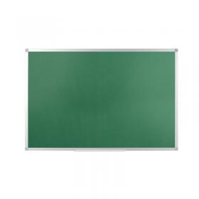 Q-Connect Aluminium Frame Felt Noticeboard with Fixing Kit 1800x1200mm Green 54034205 KF26065