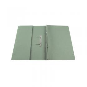 Q-Connect Transfer Pocket File 38mm Capacity Foolscap Green (Pack of 25) KF26096 KF26096