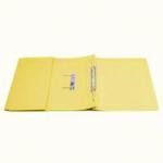 Q-Connect Transfer Pocket File 38mm Capacity Foolscap Yellow (Pack of 25) KF26099 KF26099