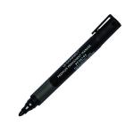 Q-Connect Premium Permanent Marker Pen Bullet Tip Black (Pack of 10) KF26105 KF26105