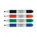 Q-Connect Premium Whiteboard Marker Bullet Tip Black (Pack of 10) KF26109 KF26109