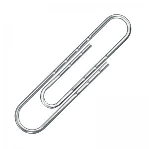 Q-Connect Round Wavy Paperclips 77mm Pack of 100 KF27004 KF27004