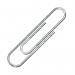 The photograph features a hundred Q-Connect paperclips in the wavy design, each measuring 77mm. They are neatly arranged in a pack, showcasing their modern and stylish appearance. These paperclips are perfect for adding a touch of creativity to any document or project.
