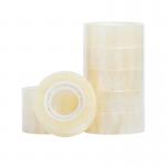 Q-Connect Easy Tear Polypropylene Tape 19mmx33m 1 Inch Core Clear (Pack of 8) KF27013 KF27013