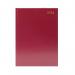 Desk Diary 2 Pages Per Day A4 Burgundy 2024 KF2A4BG24 KF2A4BG24