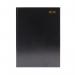 5 Star Desk Diary 2 Page Per Day A4 Black 2026 KF2A4BK26 KF2A4BK26
