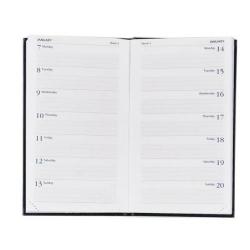 Cheap Stationery Supply of Condiary 2014 Diary Slim 2 Weeks to View Portrait Black KF2BK14 Office Statationery