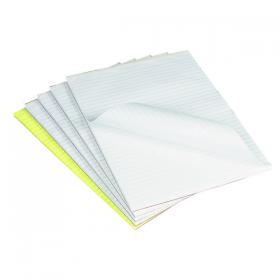 Q-Connect Feint Ruled Board Back Memo Pad 160 Pages A4 (Pack of 10) A4 Memo F KF32001