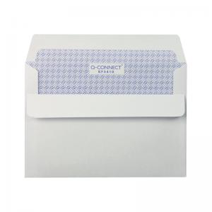 Q-Connect C6 Envelope Low Window Self Seal 90gsm White Pack of 1000