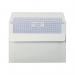 This picture shows a pack of 1000 Q-Connect C6 Envelopes in white. Each envelope has a low window and self-seal closure. The envelopes are made of 90gsm paper and are ideal for mailing A6-sized items.