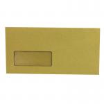 The Q-Connect DL Envelopes are made of 70gsm manilla and come in a pack of 1000. These wallet-style envelopes have a gummed closure and a convenient window for addressing.