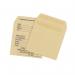 This photo shows Q-Connect Wages Envelopes. The envelopes are made of 90gsm manilla and measure 108x102mm. They feature a self-seal closure and are printed with a wage design. The pack contains 1000 envelopes.