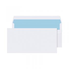 Q-Connect DL Envelopes Plain Wallet Self Seal 80gsm White (1000 Pack) KF3454 KF3454