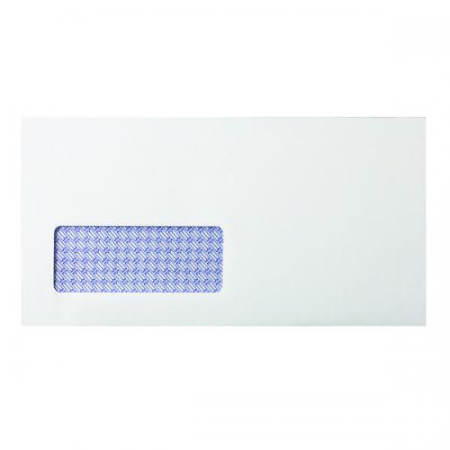 DL SIZES HIGH QUALITY WHITE SELF SEAL ENVELOPES With WINDOW 80 gsm 