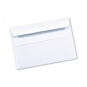 Q-Connect C6 Envelope Wallet Self Seal 90gsm White Pack of 1000 7042