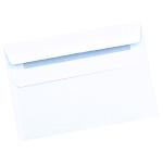Q-Connect C6 Envelope Wallet Self Seal 90gsm White (Pack of 1000) 7042 KF3472