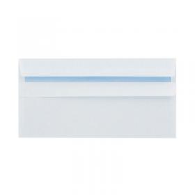 Q-Connect DL Envelopes Recycled Self Seal 100gsm White (Pack of 500) KF3504 KF3504