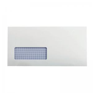 Q-Connect DL Envelopes Window Recycled Self Seal 100gsm White Pack of