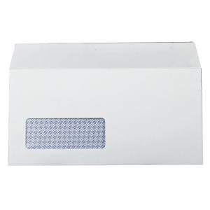 Q-Connect DL Envelopes Window Self Seal 100gsm White Pack of 1000 7138