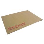 Q-Connect C4 Envelopes Board Back Peel and Seal 115gsm Manilla (Pack of 10) KF3523 KF3523
