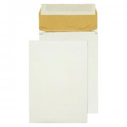 Cheap Stationery Supply of Q-Connect Padded Gusset Envelopes B4 353x250x50mm Peel and Seal White (Pack of 100) KF3532 Office Statationery