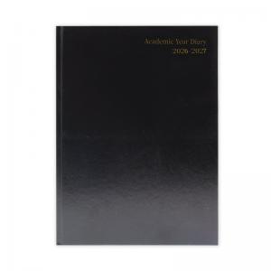 Academic Diary Week To View A4 Black 2026-2027 KF3A4ABK26 KF3A4ABK26