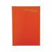 Academic Diary Week To View A4 Orange 2026-2027 FS669196 KF3A4AOR26