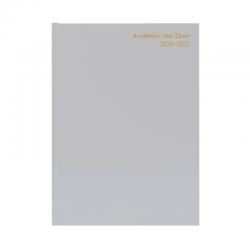 5 Star Academic Week To View Diary A5 Silver Grey 26-27 FS668132 KF3A5AGY26