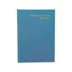 5 Star Academic Diary Week To View A5 Sky Blue 2026-2027 FS669171 KF3A5ASK26