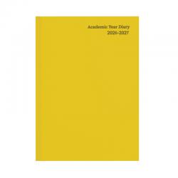 5 Star Academic Diary Week To View A5 Yellow 2026-2027 KF3A5AYL26 KF3A5AYL26