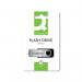 Q-Connect USB 2.0 Swivel 16GB Flash Drive Silver/Black KF41513 KF41513